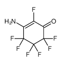 3-amino-2,4,4,5,5,6,6-heptafluorocyclohex-2-en-1-one结构式