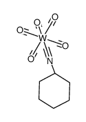 pentacarbonyl(cyclohexyl isocyanide)tungsten结构式