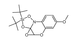 2,2-di-tert-butyl-7-methoxy-4aH-benzo[e][1,3,4,2]dioxazasilolo[5,4-c]oxireno[2,3-b][1,4]oxazine Structure