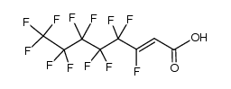 acide 3-fluoro-3-perfluoropentylprop-2-enoieque结构式