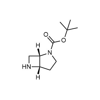 (1S,5S)-2,6-二氮杂双环[3.2.0]庚烷-2-羧酸叔丁酯结构式