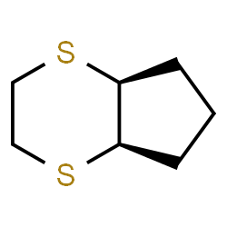 5H-Cyclopenta-p-dithiin,hexahydro-,cis-(8CI) Structure