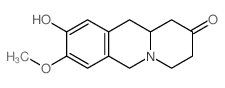 9-hydroxy-8-methoxy-1,3,4,6,11,11a-hexahydrobenzo[b]quinolizin-2-one结构式