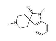 1,1'-dimethyl-1H-spiro[indole-3,4'-piperidin]-2-one结构式