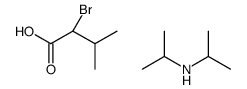 (2R)-2-Bromo-3-methylbutanoic acid-N-isopropyl-2-propanamine (1 :1) Structure