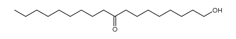1-hydroxy-9-octadecanone Structure