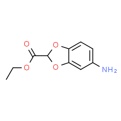 1,3-Benzodioxole-2-carboxylicacid,5-amino-,ethylester(9CI) Structure