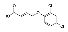 4-(2,4-dichloro-phenoxy)-trans-crotonic acid结构式