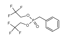bis(2,2,2-trifluoroethyl) benzylphosphonate Structure