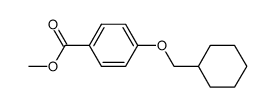 methyl 4-cyclohexylmethyloxy-benzoate结构式