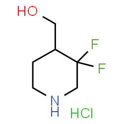 (3,3-二氟哌啶-4-基)甲醇盐酸盐结构式