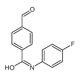 N-(4-fluorophenyl)-4-formylbenzamide结构式