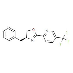 (S)-4-Benzyl-2-(5-(trifluoromethyl)pyridin-2-yl)-4,5-dihydrooxazole picture