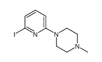 1-(6-iodopyridin-2-yl)-4-methylpiperazine结构式