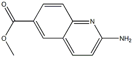 2-氨基喹啉-6-羧酸甲酯结构式