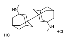 N-methyl-3-[3-(methylamino)-1-adamantyl]adamantan-1-amine,dihydrochloride Structure