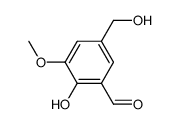 4-hydroxymethyl-6-formylguaiacol结构式