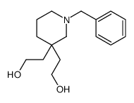 2-[1-benzyl-3-(2-hydroxyethyl)piperidin-3-yl]ethanol结构式