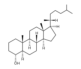 5α-Cholestan-4α-ol Structure