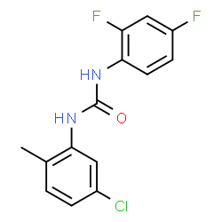 1-(5-CHLORO-2-METHYLPHENYL)-3-(2,4-DIFLUOROPHENYL)UREA结构式