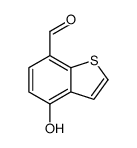 4-hydroxy-benzo[b]thiophene-7-carboxaldehyde structure