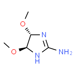 1H-Imidazol-2-amine,4,5-dihydro-4,5-dimethoxy-,trans-(9CI) Structure