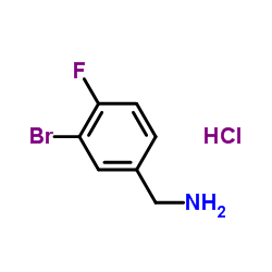 3-BROMO-4-FLUOROBENZYLAMINE HYDROCHLORIDE picture