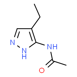 Acetamide,N-(4-ethyl-1H-pyrazol-3-yl)- Structure