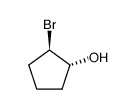 (1S,2R)-2-Bromo-cyclopentanol结构式