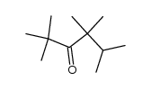 2,2,4,4,5-pentamethyl-hexan-3-one Structure