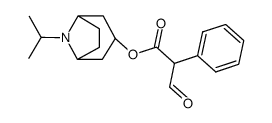 Benzeneacetic acid, a-formyl-,(3-endo)-8-(1-methylethyl)-8-azabicyclo[3.2.1]oct-3-yl ester结构式