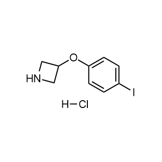 3-(4-Iodophenoxy)azetidine hydrochloride Structure