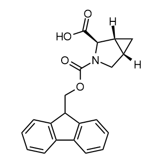 (1R,2R,5S)-3-(((9H-Fluoren-9-yl)methoxy)carbonyl)-3-azabicyclo[3.1.0]hexane-2-carboxylic acid Structure