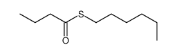 S-hexyl butanethioate Structure