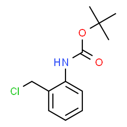 2-Boc-Aminobenzyl chloride结构式
