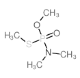 Phosphoramidothioicacid, dimethyl-, O,S-dimethyl ester (8CI,9CI) structure