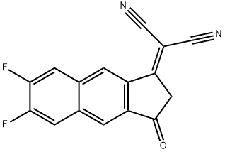 2-(6,7-difluoro-3-oxo-2,3-dihydro-1H-cyclopenta[b]naphthalen-1-ylidene)malononitrile Structure