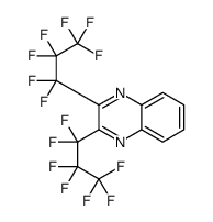 2,3-bis(1,1,2,2,3,3,3-heptafluoropropyl)quinoxaline Structure