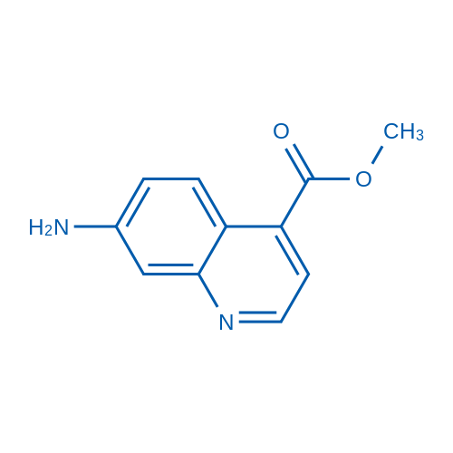 Methyl 7-aminoquinoline-4-carboxylate Structure