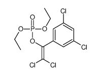 1,3-dichloro-5-(2,2-dichloro-1-diethoxyphosphoryloxy-ethenyl)benzene结构式