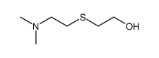 Ethanol, 2-[[2-(dimethylamino)ethyl]thio]- (9CI) structure