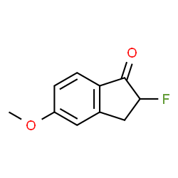 1H-Inden-1-one,2-fluoro-2,3-dihydro-5-methoxy- structure