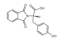 N-phthaloyl-L-tyrosine结构式