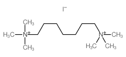 1,7-Heptanediaminium,N1,N1,N1,N7,N7,N7-hexamethyl-, iodide (1:2)结构式