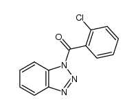 (1H-1,2,3-benzotriazol-1-yl)(2-chlorophenyl)methanone Structure