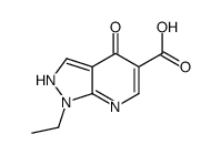 1-ethyl-4-oxo-2H-pyrazolo[3,4-b]pyridine-5-carboxylic acid结构式