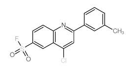 6-Quinolinesulfonylfluoride, 4-chloro-2-(3-methylphenyl)- picture