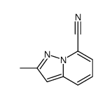 Pyrazolo[1,5-a]pyridine-7-carbonitrile,2-methyl- structure