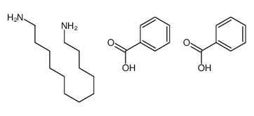 benzoic acid,dodecane-1,12-diamine Structure