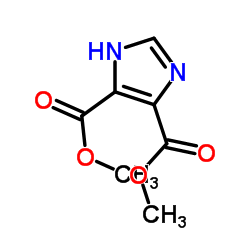 Dimethyl 4,5-imidazoledicarboxylate structure